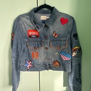 Alice and Olivia + Bronco denim jacket